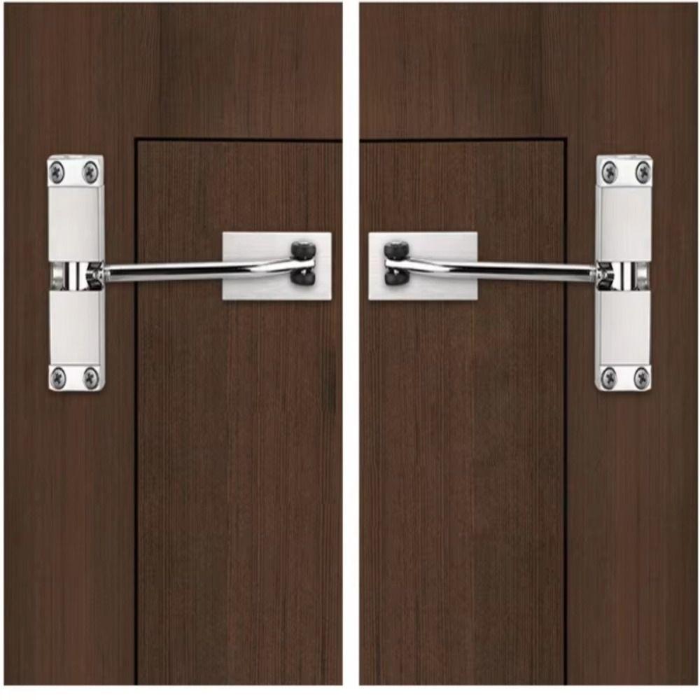 Aluminum Zinc Zinc Alloy Door Closing Hinge Safety Spring Door Closer Automatic Door Closer  Door Hardware