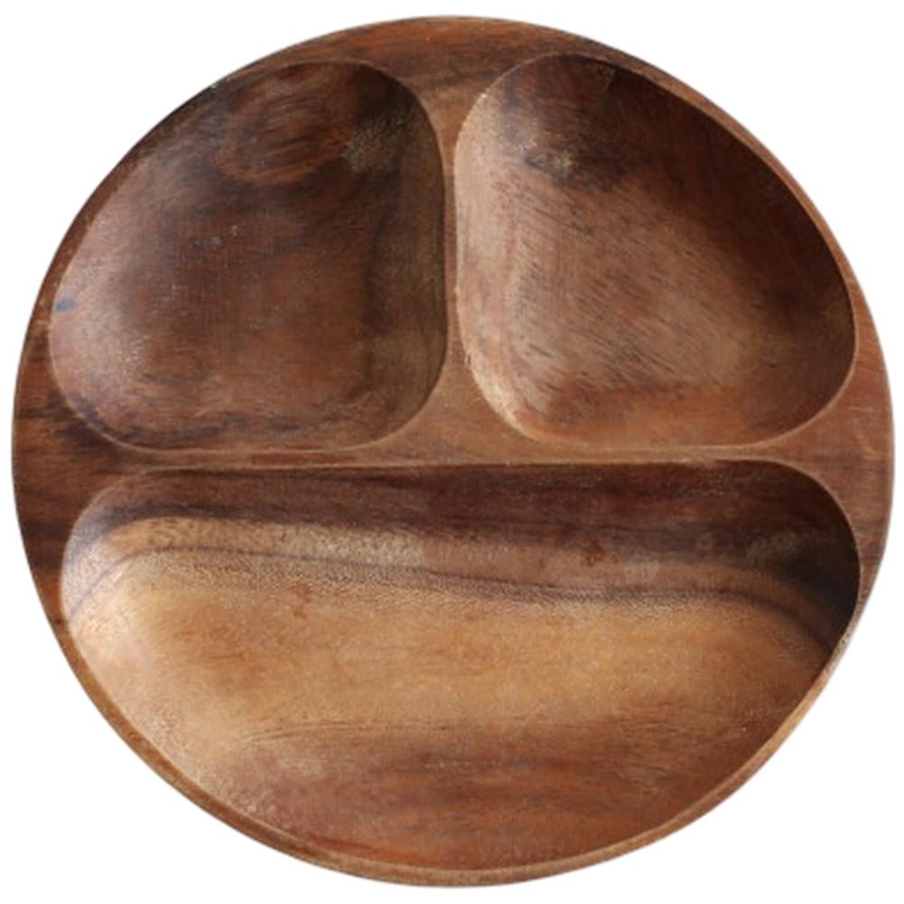 Artistic Dinnerware Handmade Walnut Tray Dining Table Decor Asymmetrical Shape Design Comfortable Tactile Feel