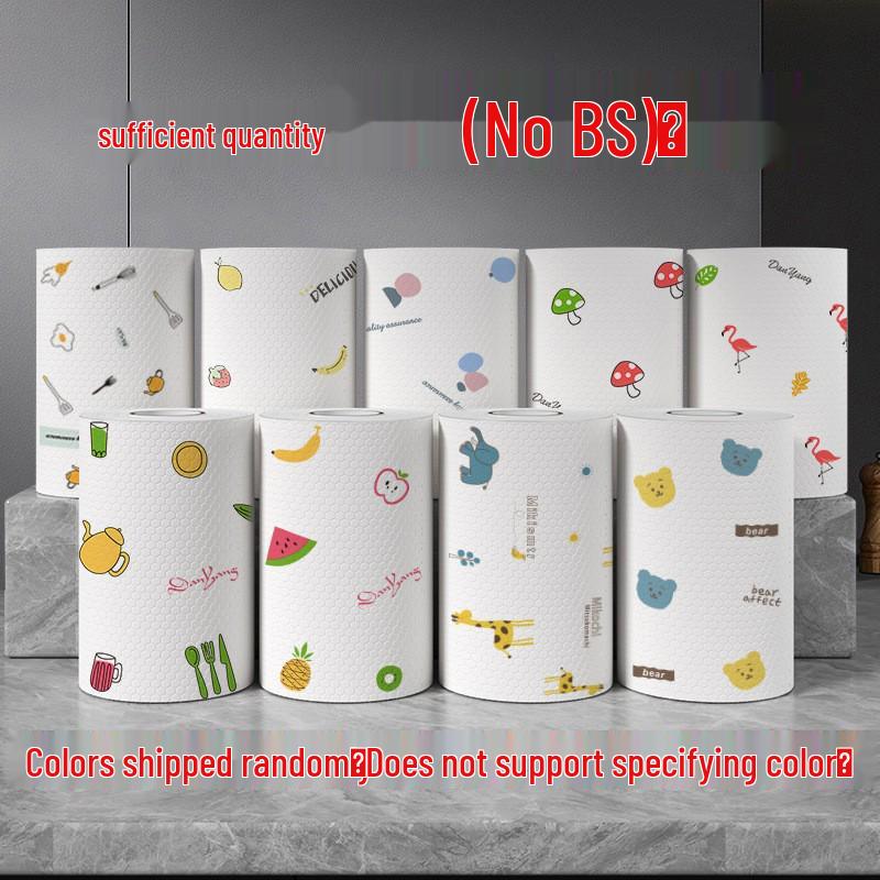 

Durable Lint-Free Kitchen Dishcloths - Strong Water Absorption, Dual-Use Paper Towels for Wet/Dry Cleaning 20*20cm (20 sheets)