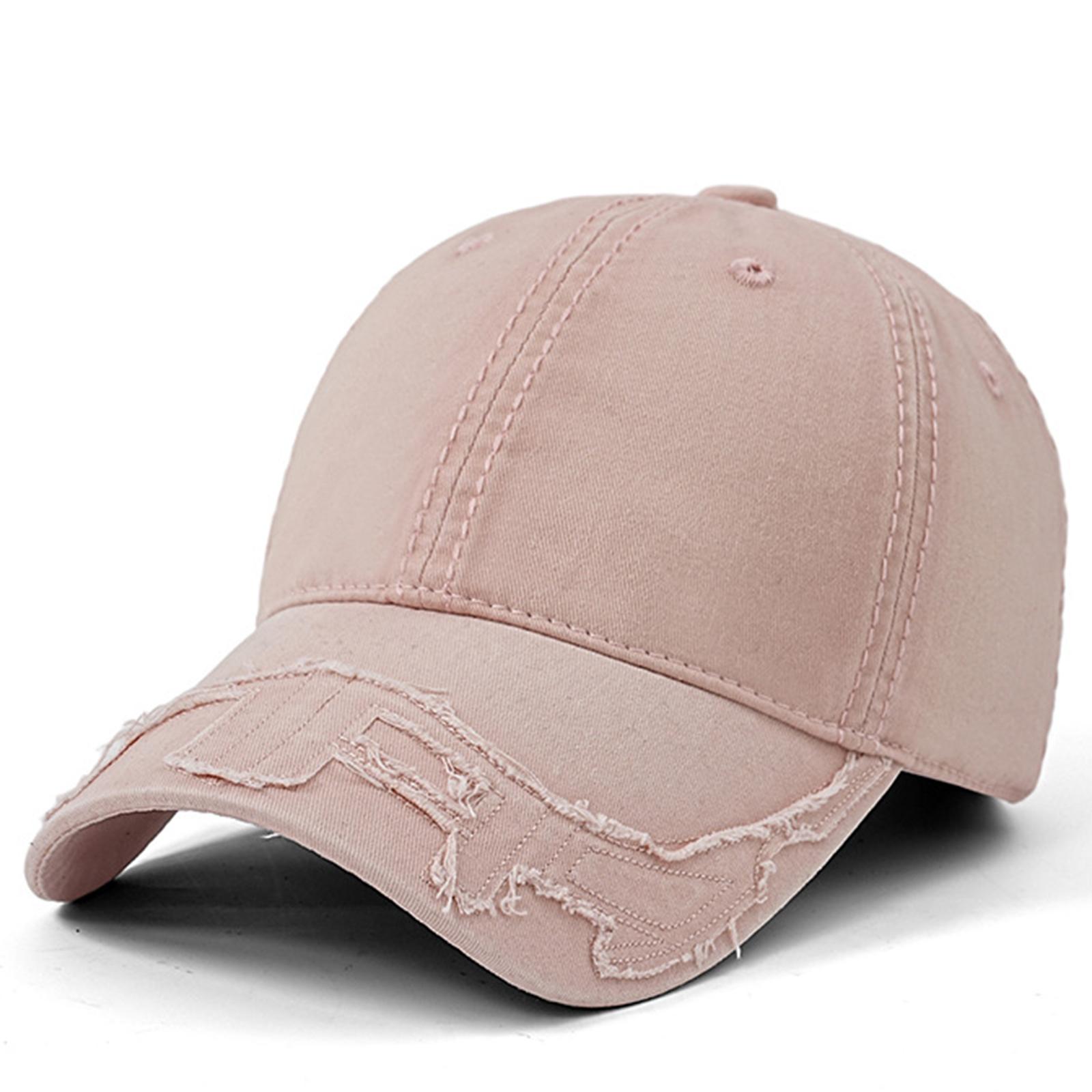 

Unisex Adhesive Baseball Cap, Washed And Worn, Soft Top, Fashionable And Versatile Hat One Size