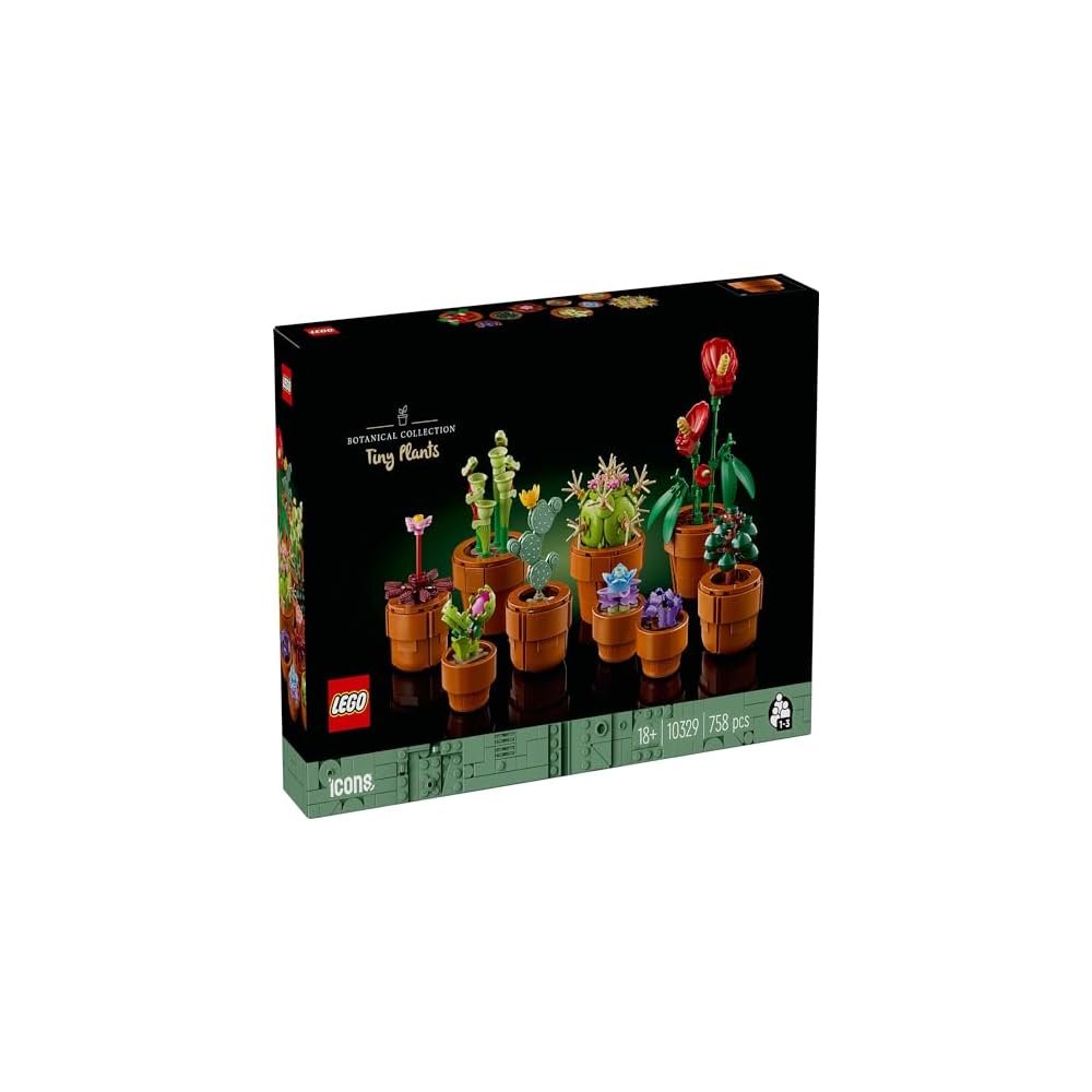 LEGO Botanical Mini Plant Set Toy Decorative Fake Greenery Indoor Decoration for Home 10329