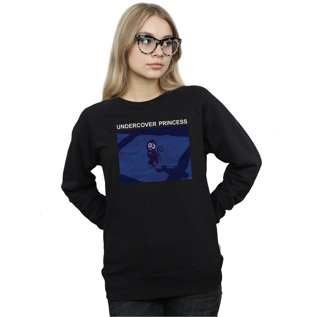 Disney Womens/Ladies Aladdin Undercover Princess Sweatshirt