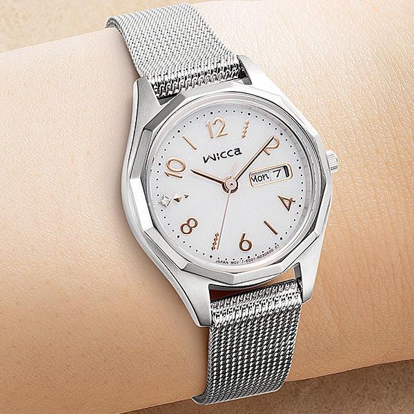 Citizen Women's KH3-517-11 ( Watch wicca Solar-Tech Day&Date) Round Watch Silver Stainless Analog