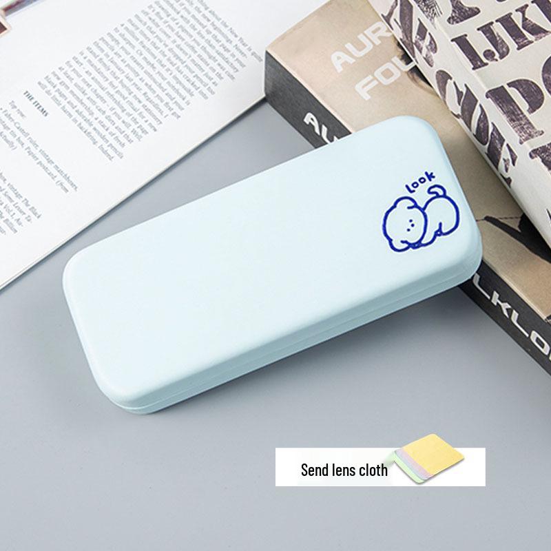 Damen High-End Kurzsichtigkeitsbrillenetui, Druckfestes Automatisches Verschlussbeutel für Brillen und Sonnenbrillen