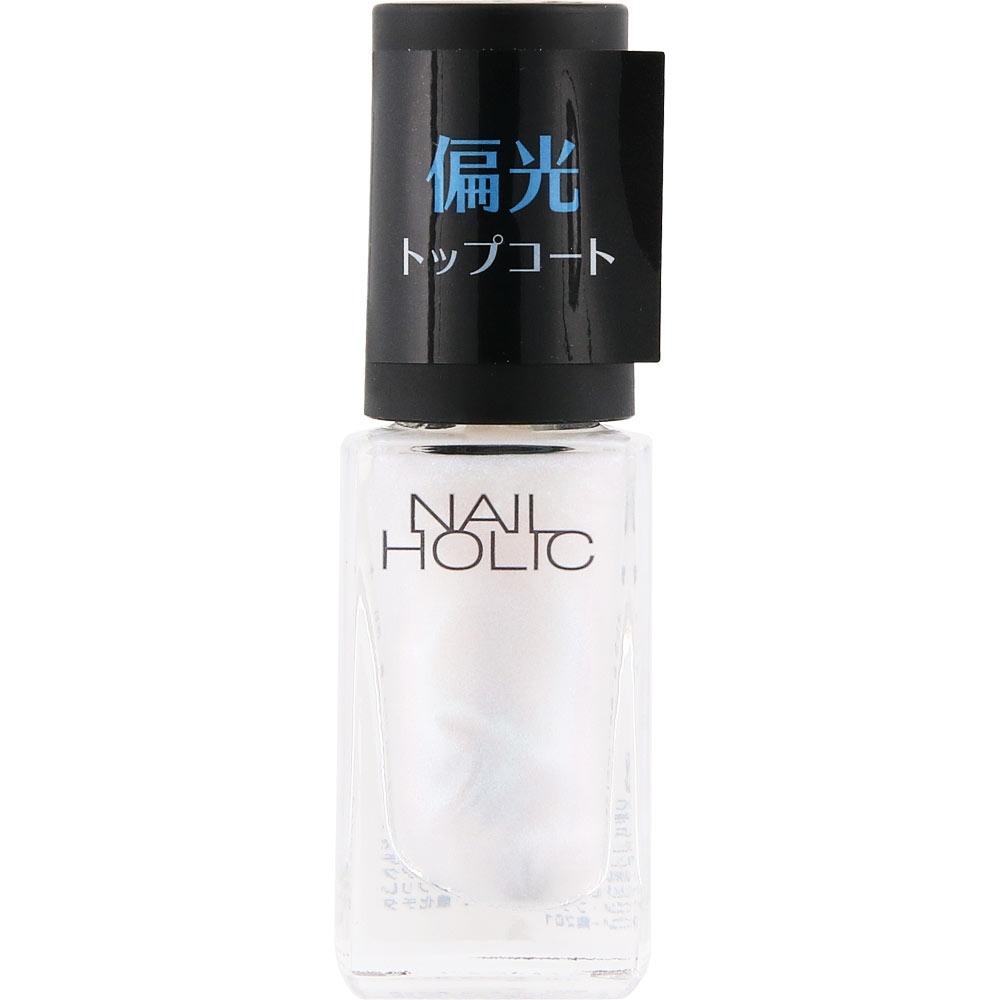 

Kose Nail Holic Holographic Pearl Top Coat 01 Aurora Blue 5ml
