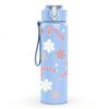 1PC Gingerbread Cookie Christmas Pattern 750ml Color Plastic Sports Water Bottle Leakproof Flip Straw Lid Suitable for Sports Office Home Use