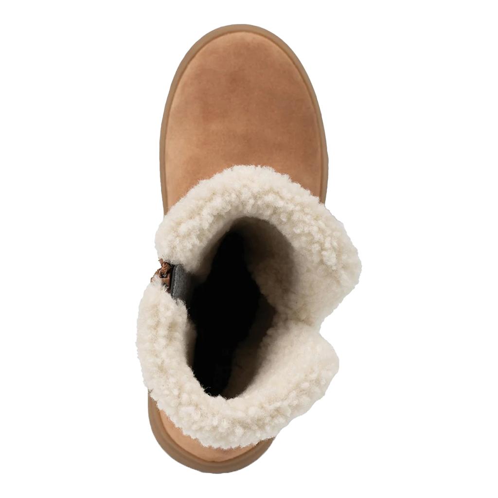 Geox Mädchen Theleven Wildleder Wasserdichte Stiefel