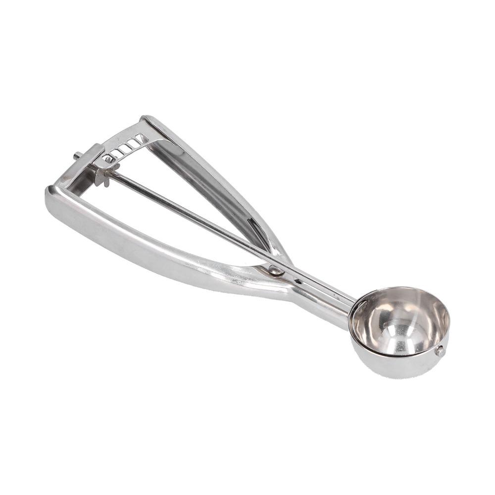 Trigger Release Ice Cream Ball Spoon Stainless Steel Manual Digging Spoon For Home