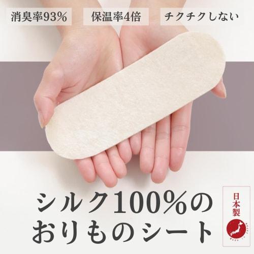Made in Japan: 100% Silk Felt Panty Liners, Luna Silk, Deodorizing, 100% Silk, Sensitive Skin, Pack of 10