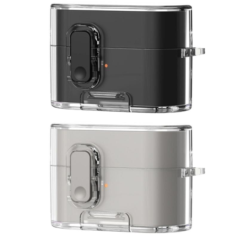 PC TPU Clear Protective Case For WF-1000XM6 Earbud With Secure Lock And Build In Phone Stand Function