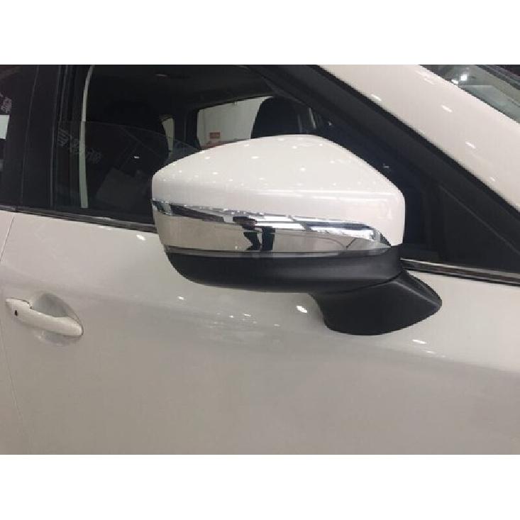 Side Mirror Cover Upper Molding Trim for 2017- Mazda CX-5 Decor ABS Chrome