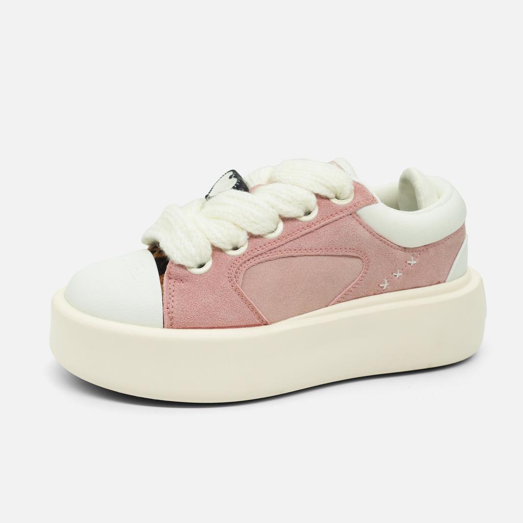 Niche Design Koala Love Thick Baseplate Shoes Men and Women Versatile Height-increasing Couple Shoes Casual Shoes