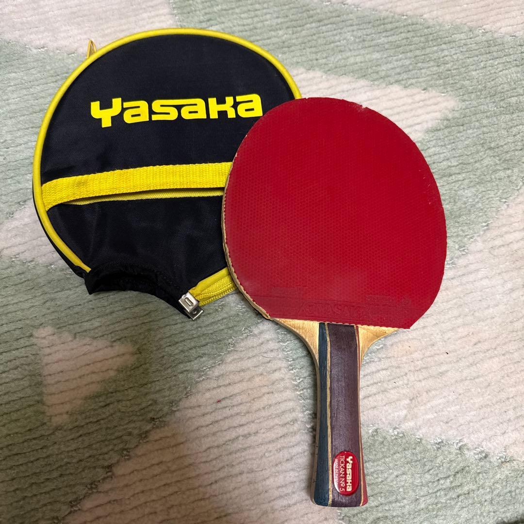 Used Table tennis racket with case YASAKA