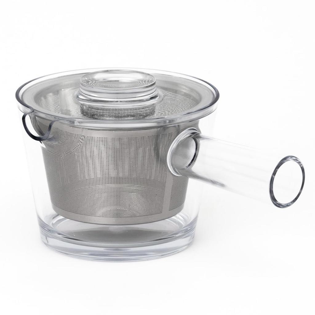 Susumuya Chaten Racu Unbreakable Transparent Teapot 350ml Warenai Made In Japan Comes with Tea Strainer