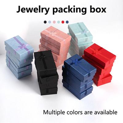 Durable Jewelry Box Nice-looking Storing Rectangular Beautiful Visual Jewelry Gift Box for Girl