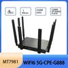 Industrial Dual-Band 5G CPE WiFi 6 Router with AX3000, External Ethernet Port, and 8 Antennas