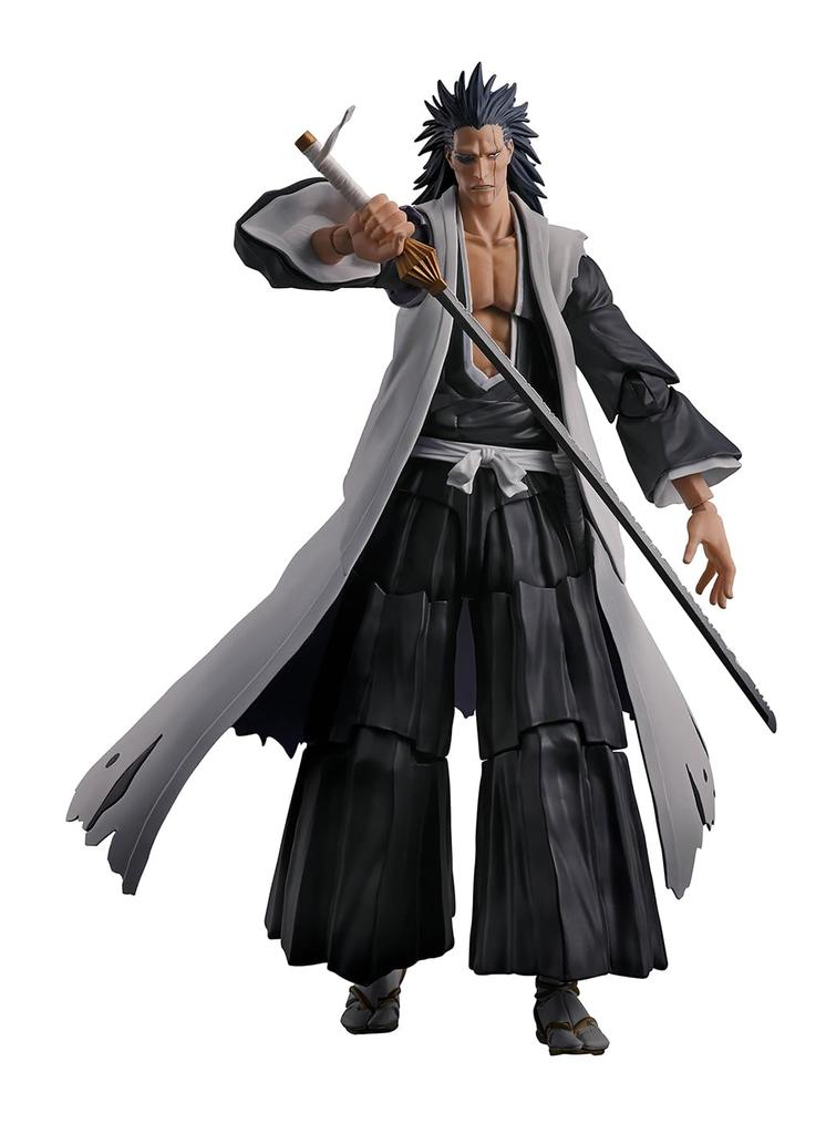 TAMASHII NATIONS BLEACH Millennium Battle Arc Kenpachi Zaraki 170 mm figurine mobile peinte SHFiguarts environ. PVC et ABS