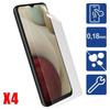 Film souple plastique - proshop - pour samsung a12 - anti rayure - résistance 9h - pack de 4