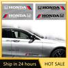 2025 Hot Car Side Door 3D Sticker Badge Decal Decoration Auto Accessories For Honda Power TypeR Jazz City Civic Accord HRV CRV O