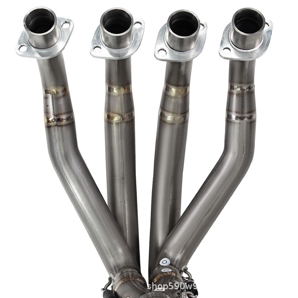 Ninja Motorcycle Exhaust Mod: ZX25R ZX4R Titanium Alloy Electric Valve - 60MM Front Section