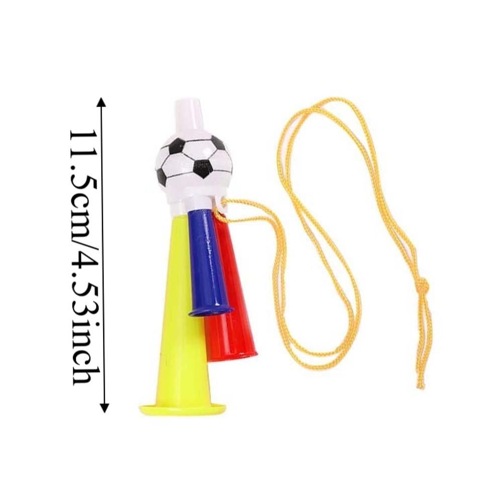12 PCS 12Pcs/Set Mini Trumpet Pendant Plastic Cartoon Double-Tone Small Air Horn Waterproof Atmosphere Noise Maker