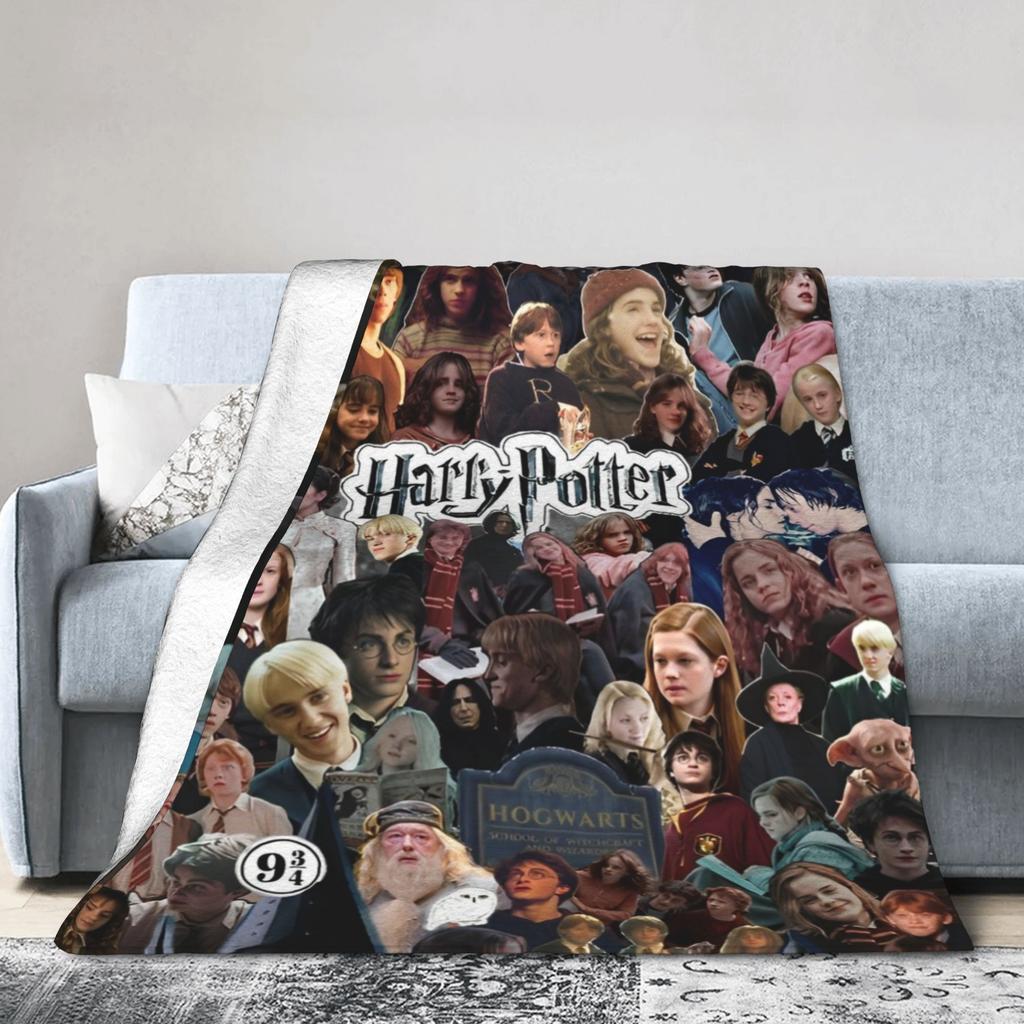 H-Harry P-Potter Mago Coperta Multitaglia Super Morbida e Calda Coperte da Divano e Letto