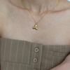 Eveningbell [silver925] Petal Necklace (gold)