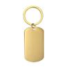 Stainless Steel Laser Engraved Festival Gift Keychain