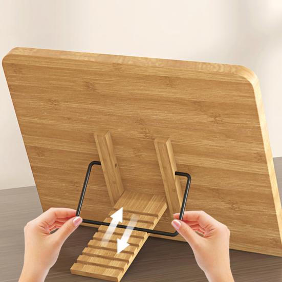 Book Stand for Reading 8 Height Adjustable Book Holder Hands-Free Reading Recipe Cookbook Tablet Holder