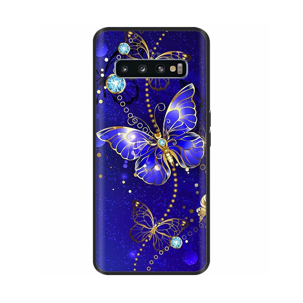 Shockproof Cover For Samsung Galaxy S10 Phone Case Animals Painted Shell For Samsung S10 Plus S10+ S 10 Soft Silicone Back Cover