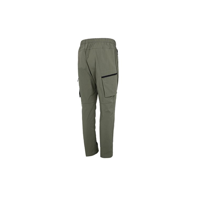 Adidas Knitted Sweatpants Men's Olive Moderate Straight Fit Pants GN7358