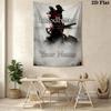 Name Custom Bloodborne Wall Tapestry Aesthetic Wall Hanging Printed Fabric Blanket Decorative Tapestries for Bedroom Living Room Home Decor