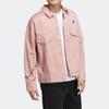 Adidas Neo Letter Print Sports Long Sleeve Jacket Unisex Jacket Pink HM7436