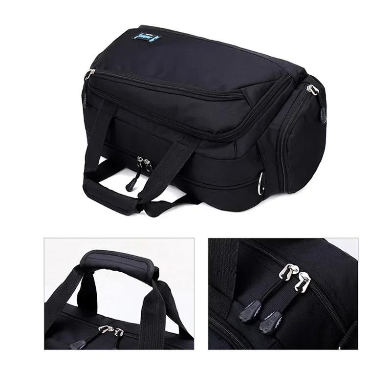 Gym Bags Men Sports Fitness Pack Cylinder One Shoulder Sport Bag Women's Handbags Travel Bags Nylon Waterproof Handbag Package