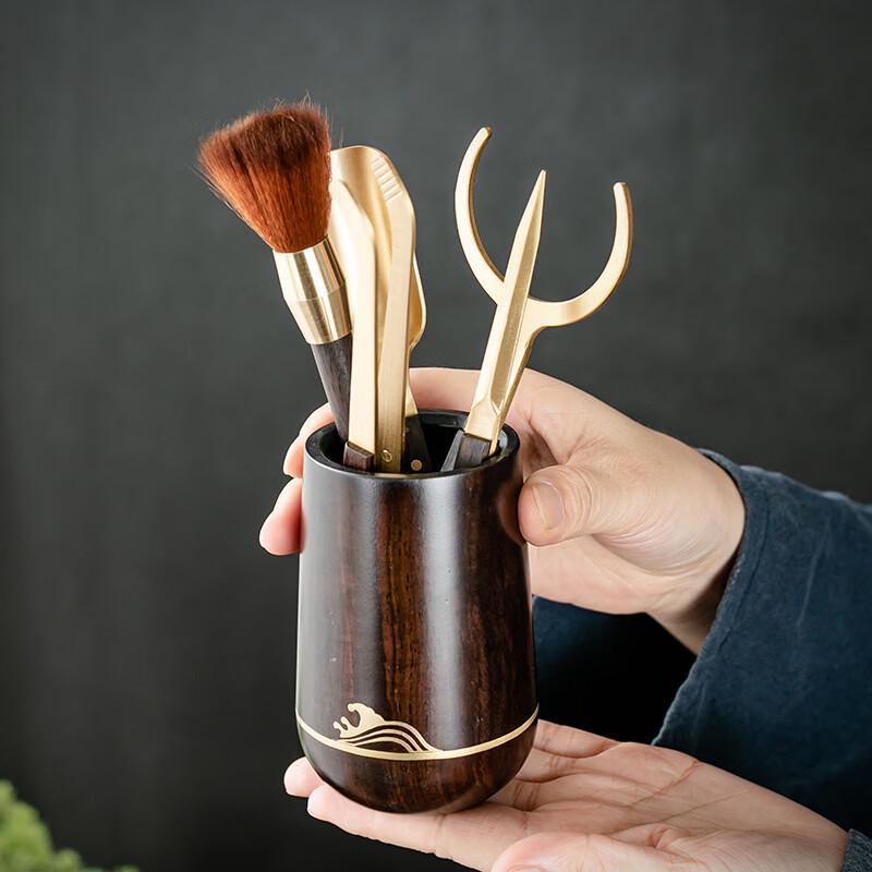 Handun Copper Wood Tea Ceremony Six Gentlemen Set