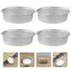 2pcs Oval Cake Mold Utensils: 6pcs Dessert Mold Pans Pie Bakeware Muffin Cupcake Cheese Cake Cookie Mold Tool