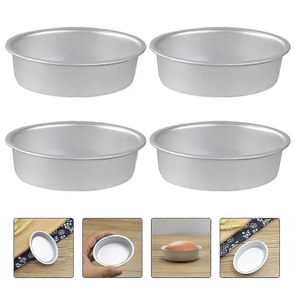 2pcs Oval Cake Mold Utensils: 6pcs Dessert Mold Pans Pie Bakeware Muffin Cupcake Cheese Cake Cookie Mold Tool
