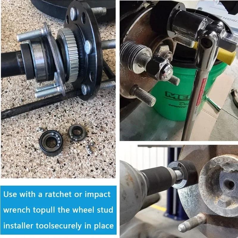 22800 Wheel Stud Installer Replace Most All Automotive and Light-Duty Truck Wheel Studs Tire Stud Tool Compatible AutomotiveTool