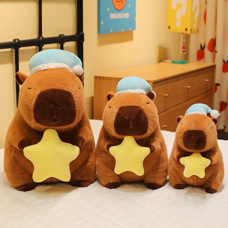 Capybara Doll Birthday Hat Capibara Ugly Plush Toy Rag Doll Doll Children's Doll