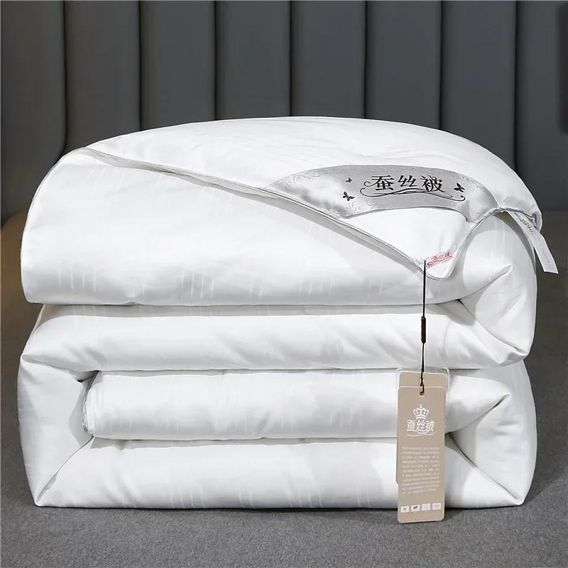 

Одеяло из 100% шелка тутового шелкопряда Здоровье Красота Ручная работа Шелковые одеяла Пуховое одеяло Наполнение шелком Двуспальное Королевское Кинг Одеяло 1 шт. Прочное постельное белье 200x230cm(2kg)