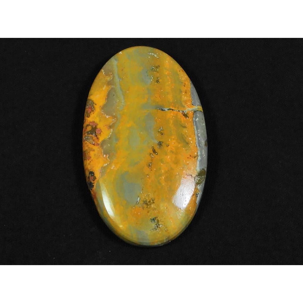 56Cts. Natural Bumble Bee Jasper Oval Cabochon Loose Gemstone 25X43X05 MM D-75