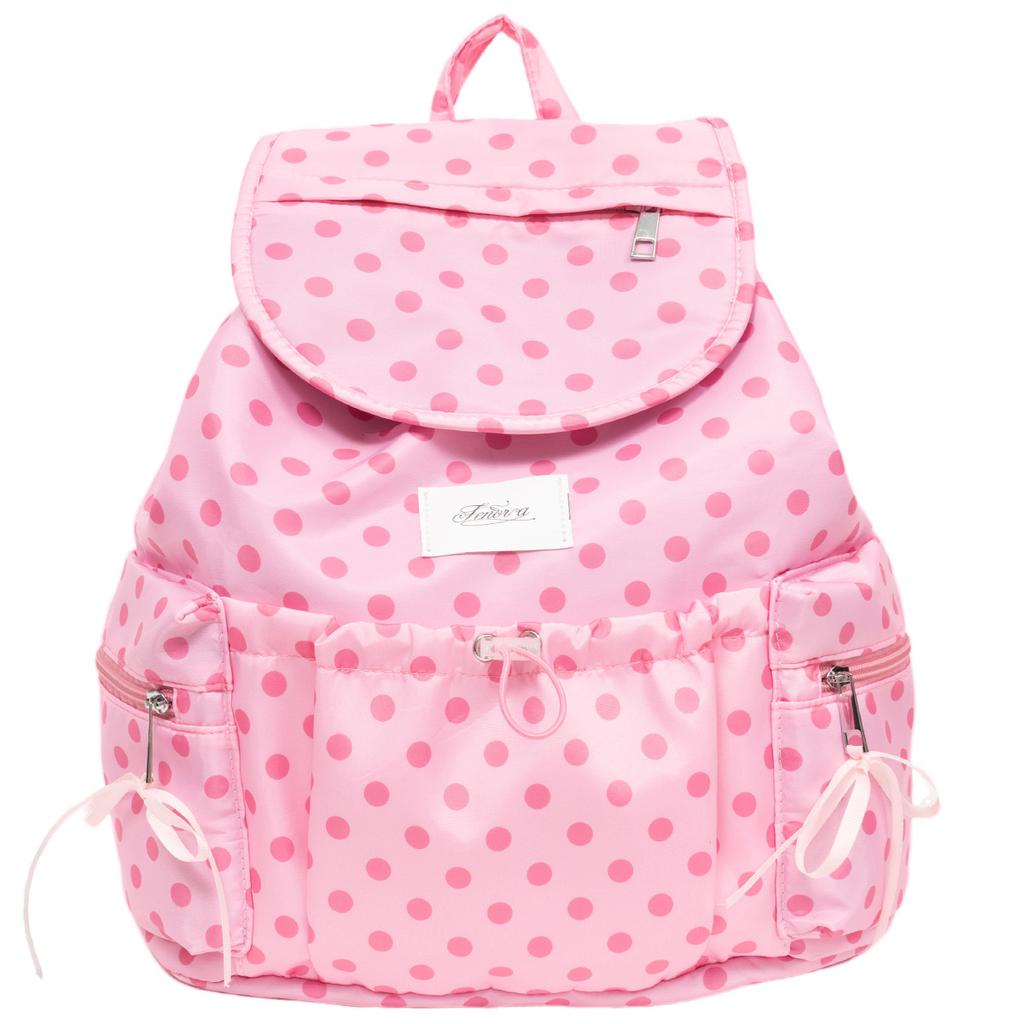 Schoolbag wholesale Korean trend spotted schoolbag large capacity backpack large capacity versatile leisure spring and summer new backpack