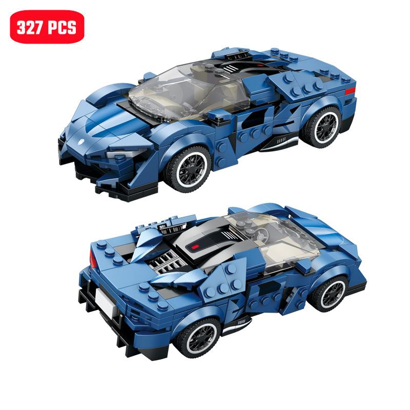 Non-Toxic Reobrix Sports Car Assemblage Building Blocks Kits Moc Technical Racing Vehicle Models Super Car Toys For Children Halloween Gifts