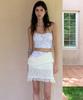 Annies Luna Fringe Knit Dress (White)
