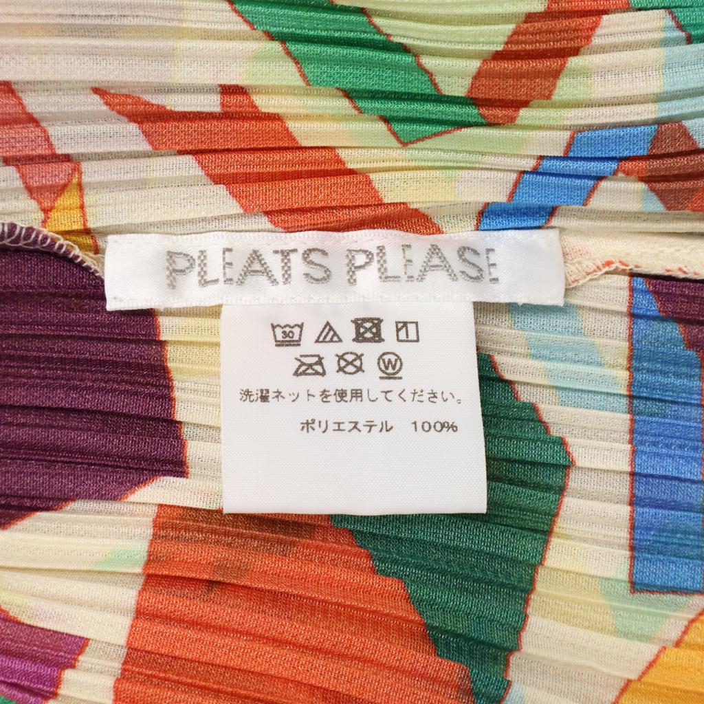 PLEATS PLEASE PP13-JH675 21AW CONFETTI Multicolor Ribbon Pleated Dress Dress 2 multicolorUsed