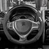 For Suzuki Jimny jb74 jb64 jb43 jb53 2015 Suede Car Steering Wheel Cover Anti-Slip Steering Wheel Cover 38cm Car Accessories