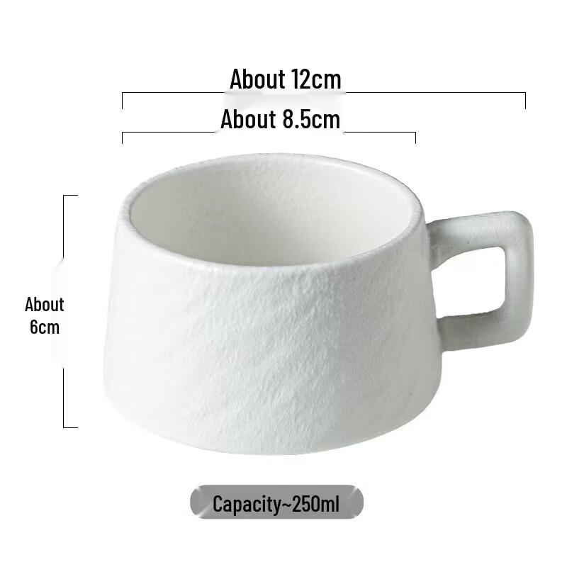 Retro Keramik Kaffeetasse und Untertasse Set mit Deckel