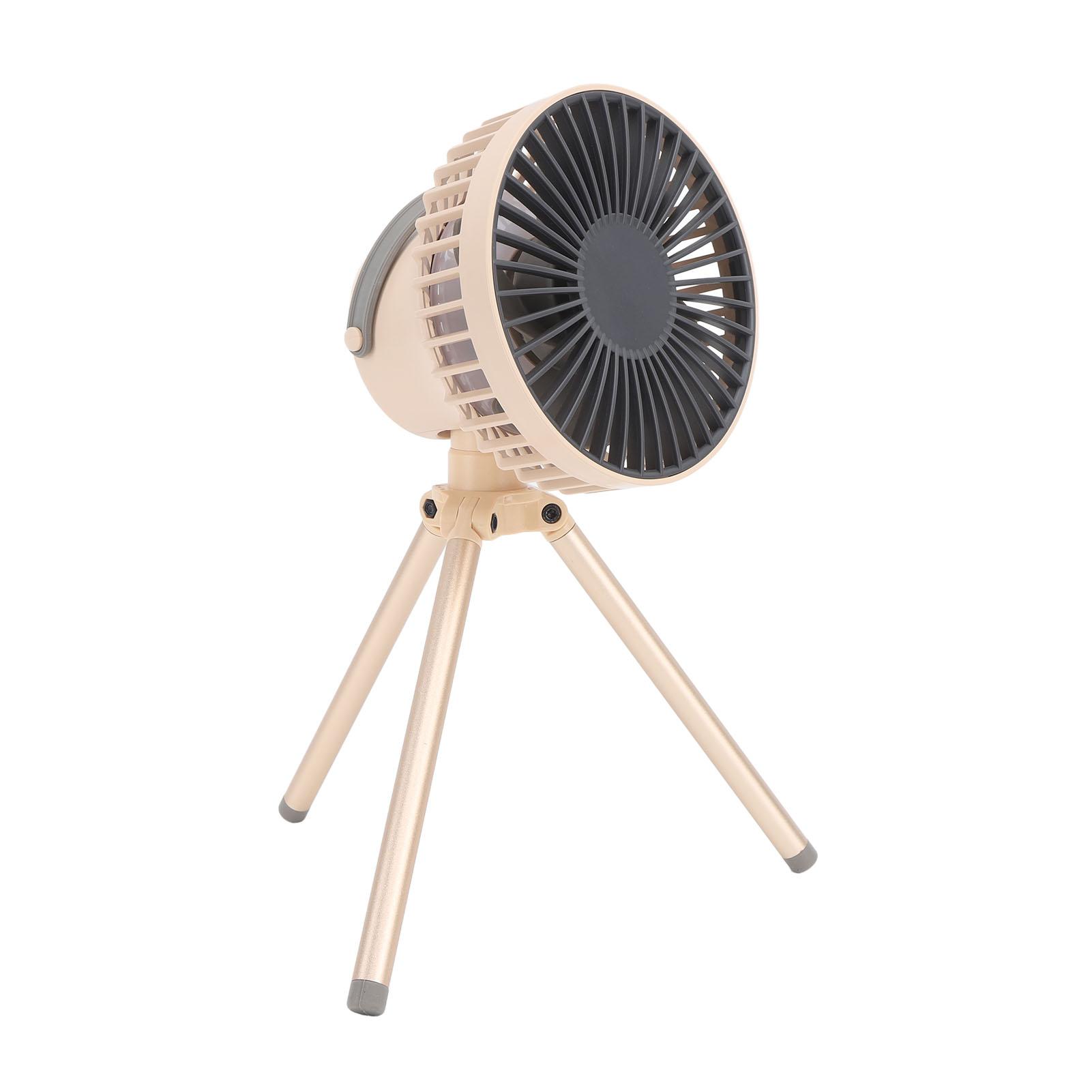 

Вентилятор для кемпинга на открытом воздухе 2000 мАч Мини уличный многофункциональный вентилятор-штатив для путешествий Хаки хаки