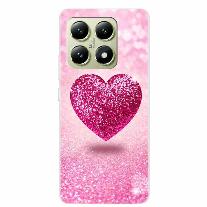 6.67" For Xiaomi 14T Pro 5G Phone Case Clear Silicone Soft TPU Back Cover Case For Xiaomi 14T Pro Case 14 T 14TPro Protective