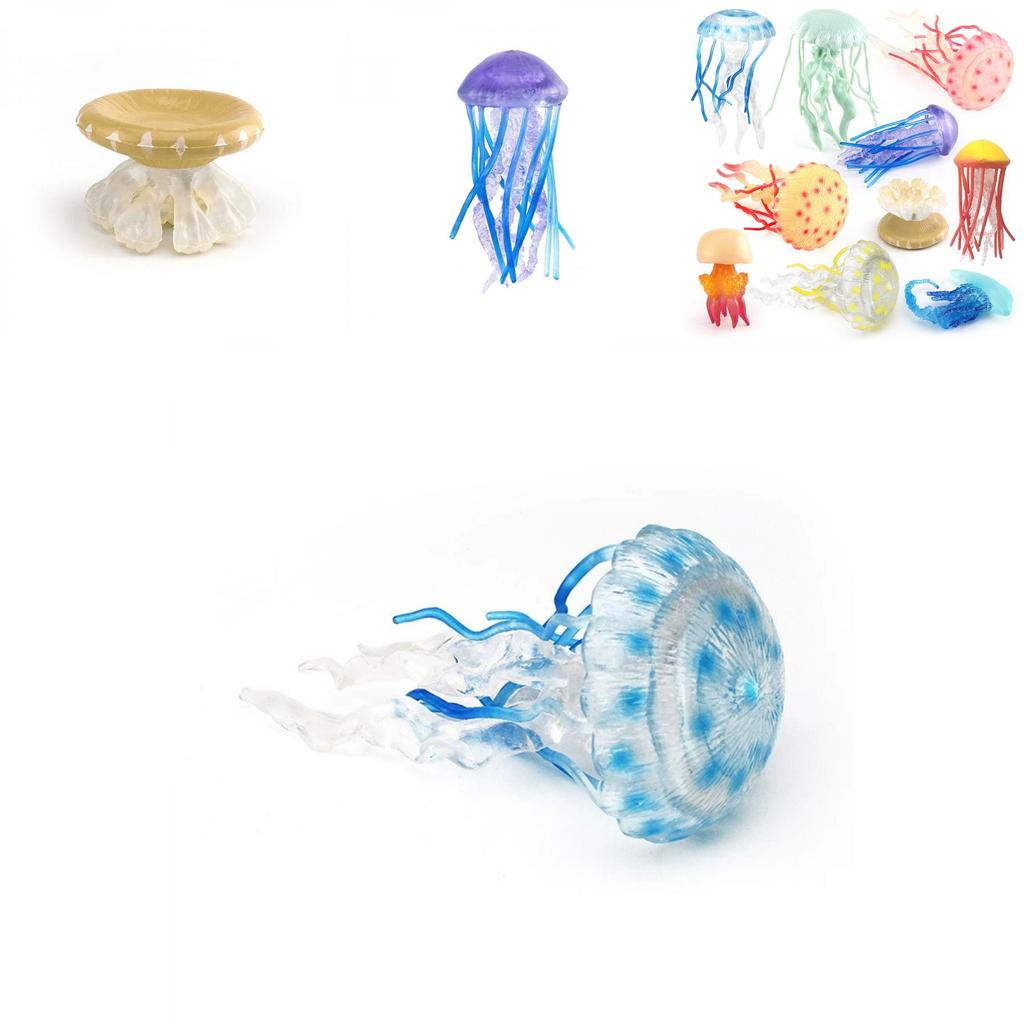 Marine Ocean Marine Life Plastic Jellyfish Model Desktop Decor For Aquarium Enthusiasts